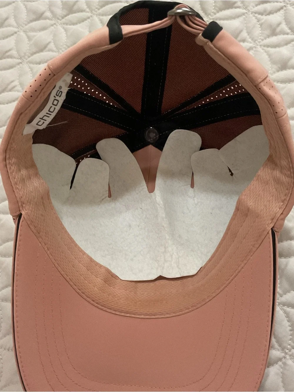 Chico’s Dusty Pink Baseball Cap Hat NWOT